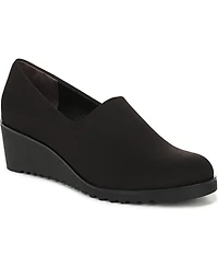 LifeStride Women's Ziva Round Toe Wedge Loafers