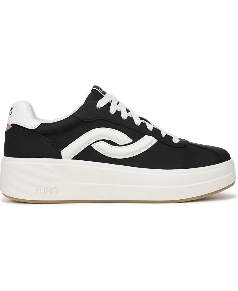 Ryka Women's Viv Max Lace Up Platform Sneakers