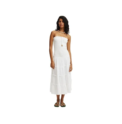 Cotton On Women's Jet Set Tube Maxi Dress
