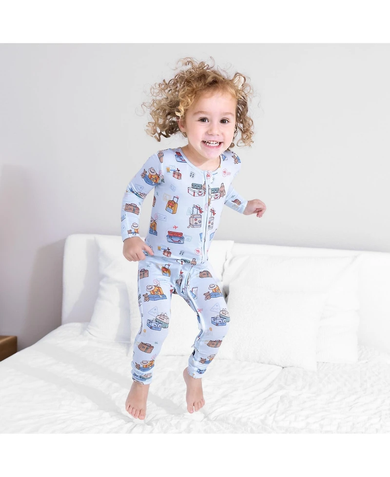 Bellabu Bear Baby Boys or Girls Vintage Suitcases Convertible Footie