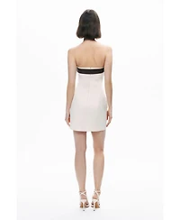 Nocturne Women's Belt Detailed Mini Dress