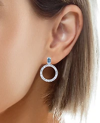 Amethyst (2-1/2 ct. t.w.) or Sky Blue Topaz (4-1/2 Drop Earrings Sterling Silver