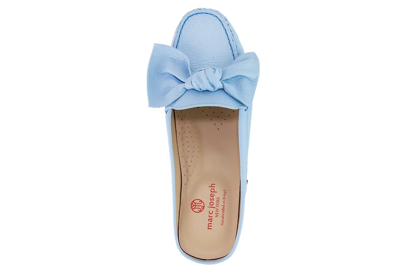 Marc Joseph New York Womens Diane St Slip On Comfort Bow Mule