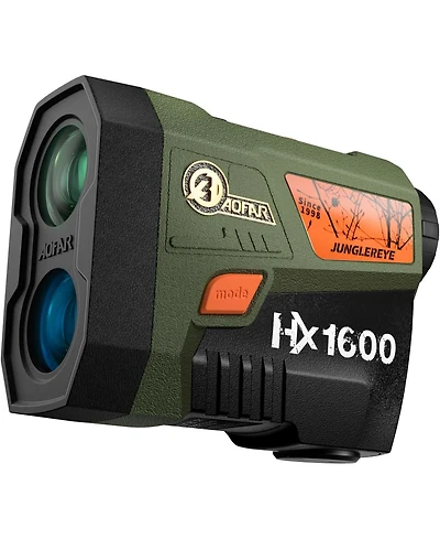 Aofar HX1600 Hunting Rangefinder with Dual-Color Oled Display, Ultra-Clear Optics with 95%+ Transmittance of Glass, 1600 Yards with Angle and Horizont