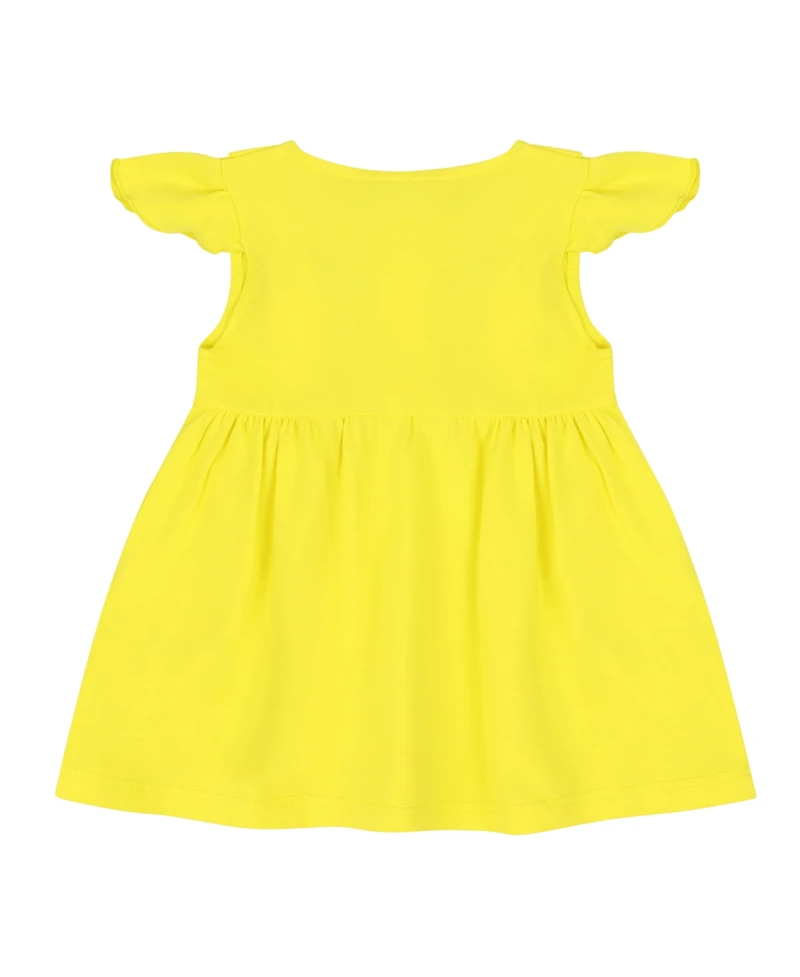 Mixed Up Clothing Baby Girls Vestito Dress Set - Blazing Yellow