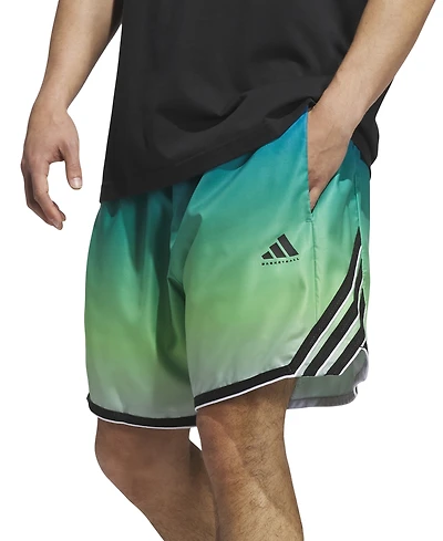 adidas Men's Faded 3-Stripes Logo Shorts