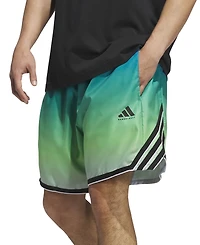 adidas Men's Faded 3-Stripes Logo Shorts