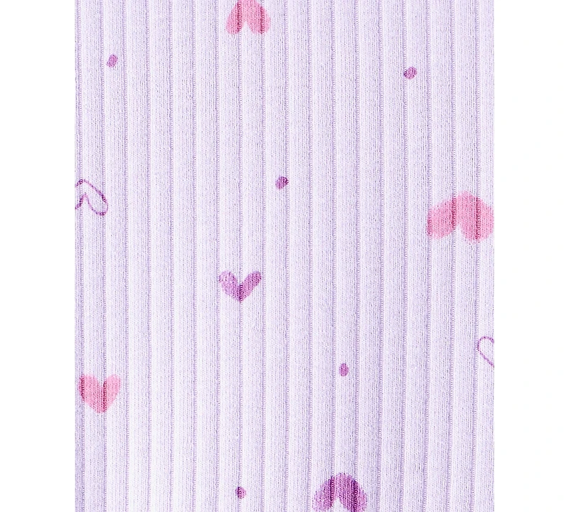 Carter's Toddler Girls Heart-Print Long-Sleeve Tulle Dress