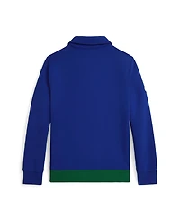 Polo Ralph Lauren Big Boys Pony Double-Knit Collared Sweatshirt