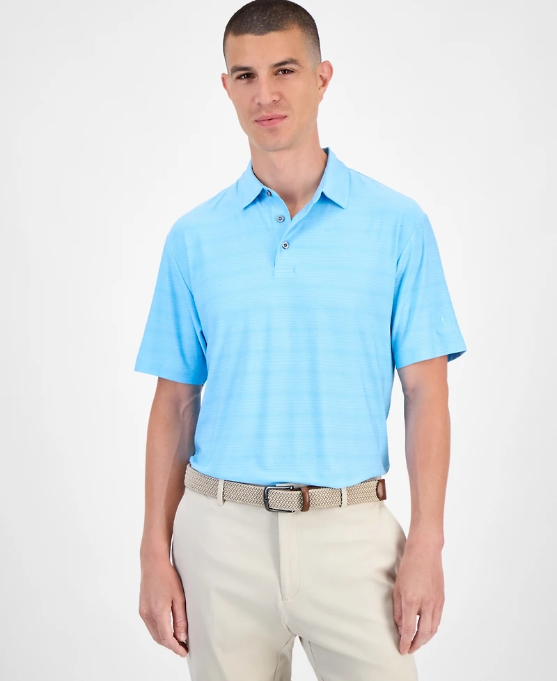 Pga Tour Men's Textured Polo Shirt