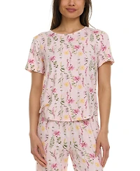 Flora by Nikrooz Women's 2-Pc. Jody Floral Pajamas Set