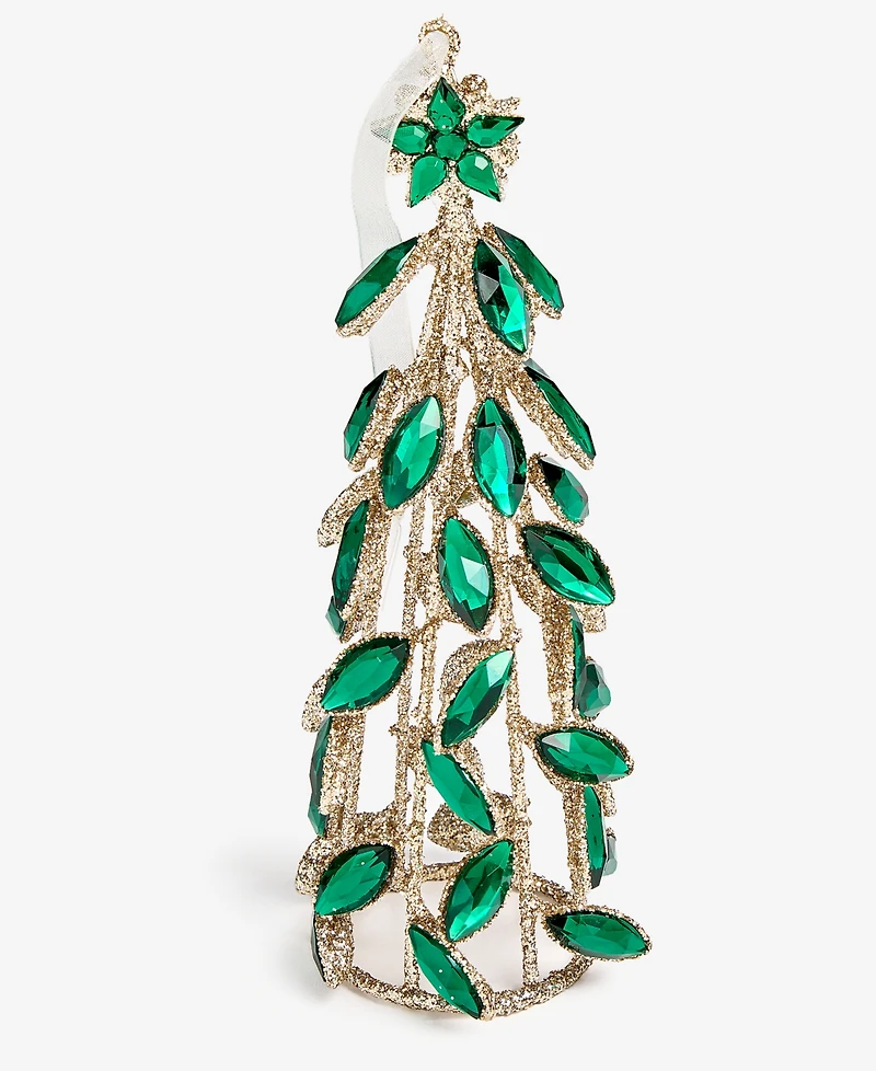 Holiday Lane Gilded Glamour Iron Gem Christmas Tree Ornament, Macy's Exclusive