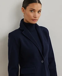 Lauren Ralph Women's Cotton-Blend Sweater Blazer