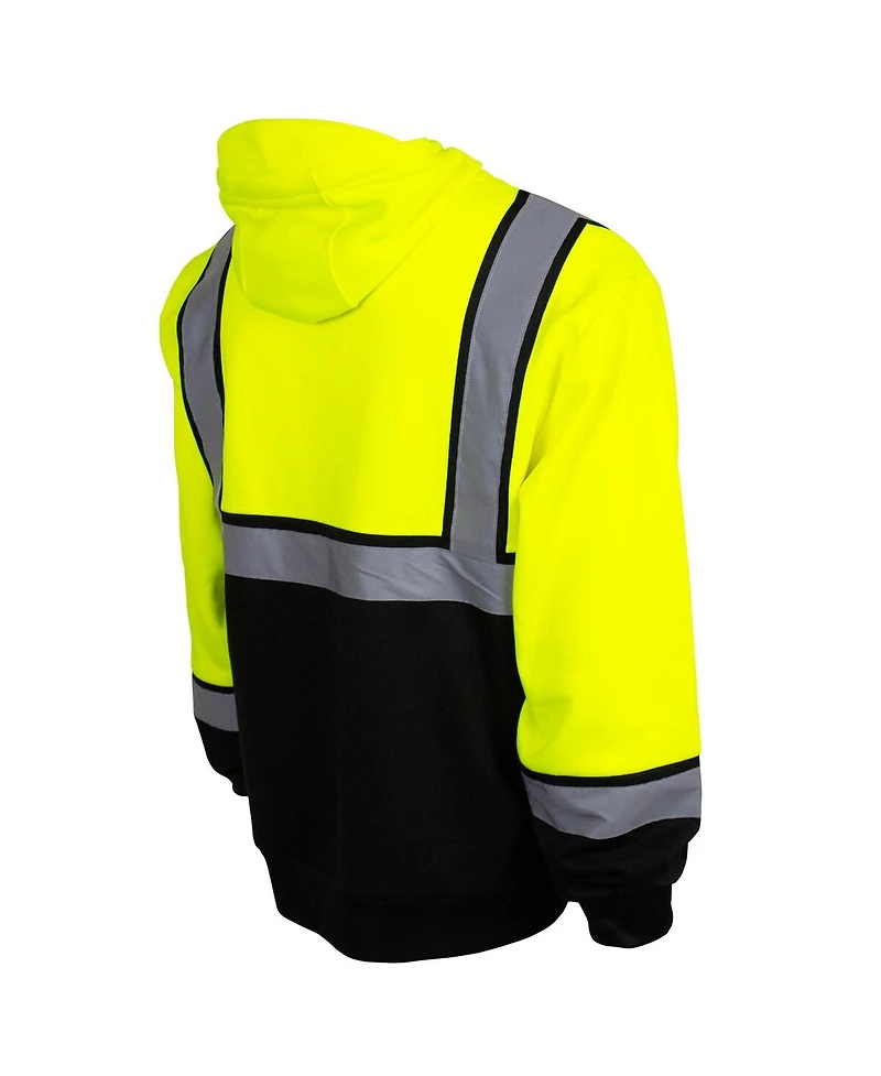 Buffalo Outdoors Men's Yellow Minnesota Vikings High-Visibility Safety Hooded Sweatshirt