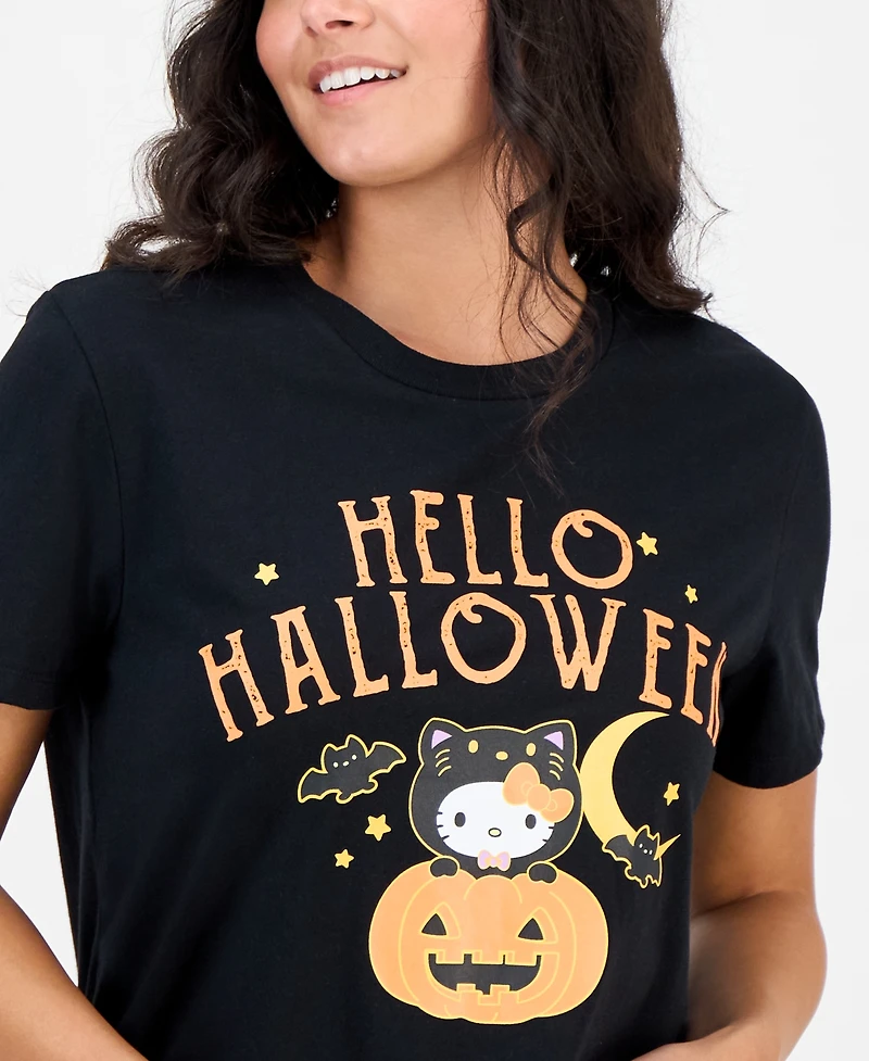 Love Tribe Juniors' Hello Kitty Halloween T-Shirt