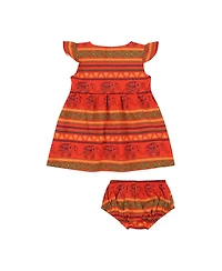 Mixed Up Clothing Baby Girls Vestito Dress Set - Jacquard Stripe