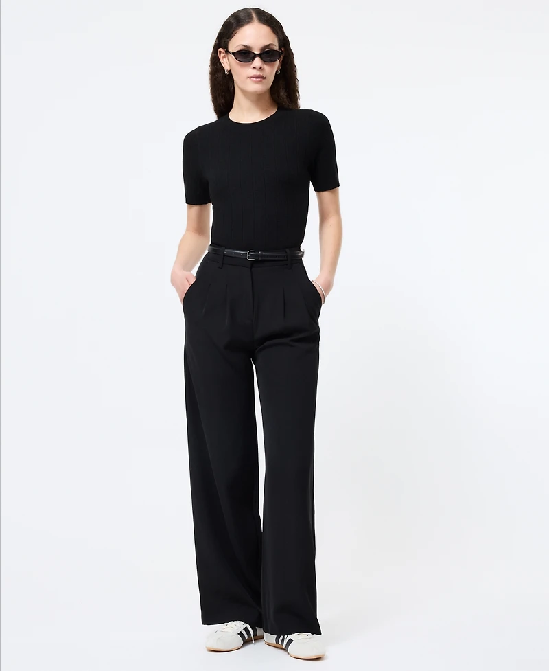 French Connection Women's Marley Ribbed Top