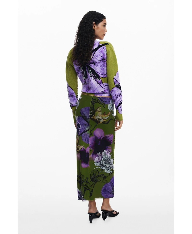 Desigual Women's Skirt designed by Mr. Christian Lacroix