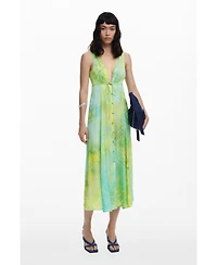 Desigual Women's Long dress with buttons