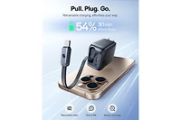 Baseus Enercore with Single Retractable Usb-c Cable Charger 45W