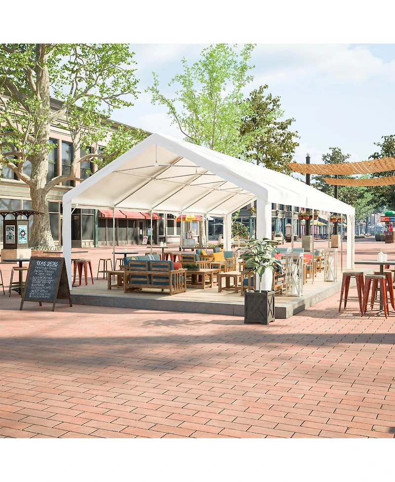 Mondawe 16x32FT Heavy Duty Party Tent - Commercial Outdoor Event Shelter