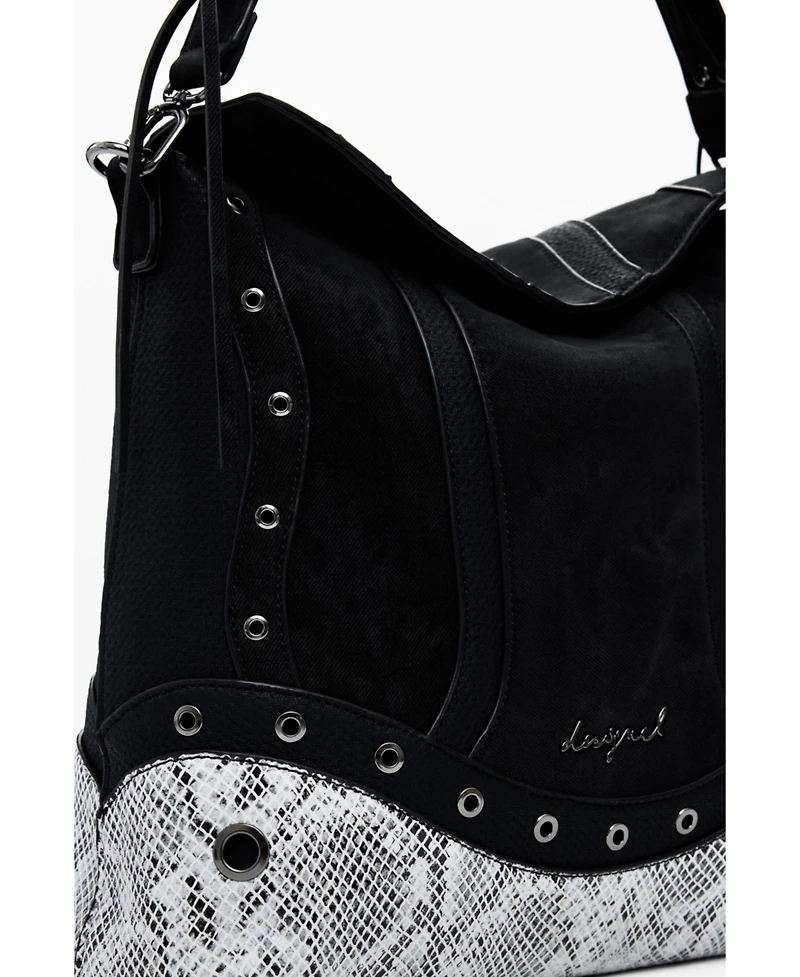 Desigual Women's Medium convertible snake backpack