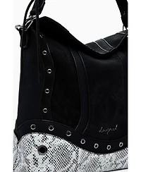Desigual Women's Medium convertible snake backpack