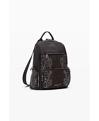 Desigual Women's Small backpack with studded pockets