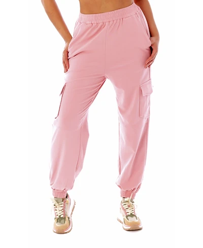 Dai Moda Women's Oversized Cargo Dm Jogger