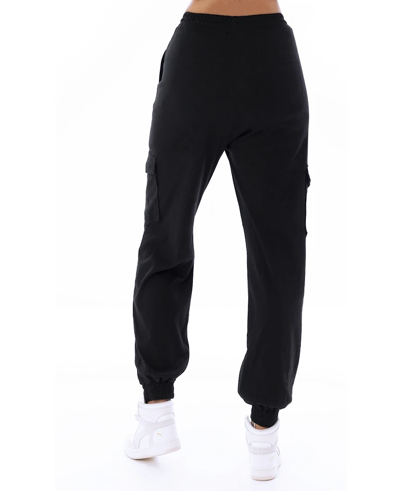 Dai Moda Women's Oversized Cargo Dm Jogger