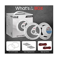 Pyle 6.5'' In-Wall/In-Ceiling Midbass Speakers (Pair)