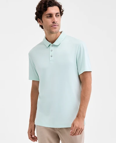Alfani Men's Alfatech Polo Shirt, Macy's Exclusive