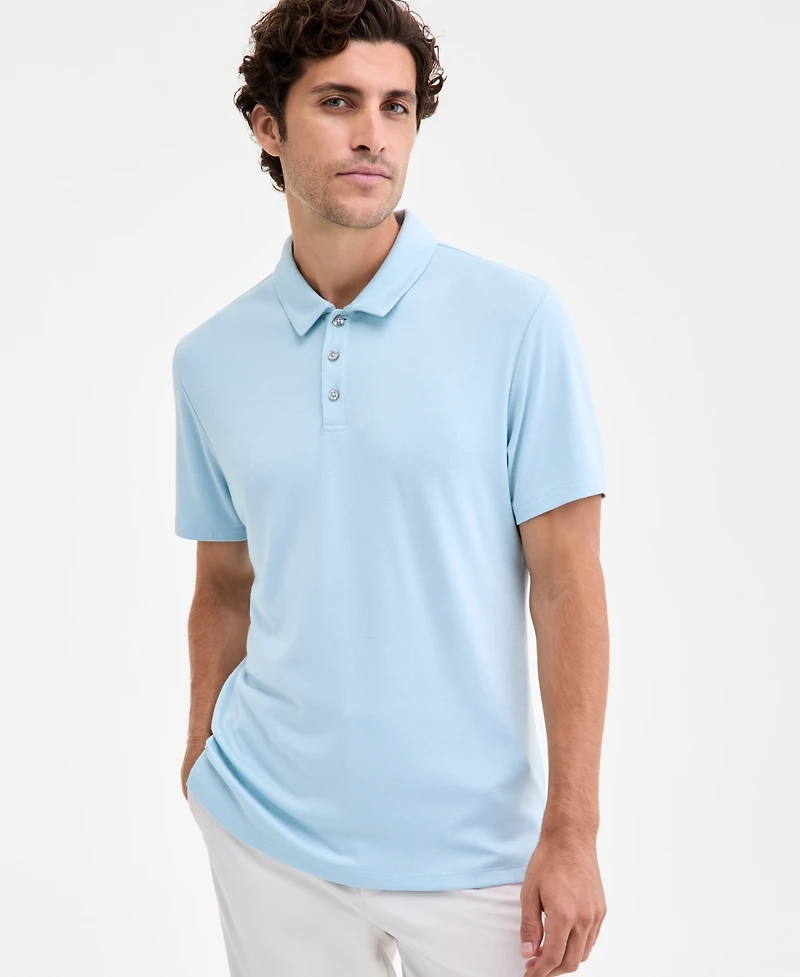 Alfani Men's Alfatech Polo Shirt, Macy's Exclusive