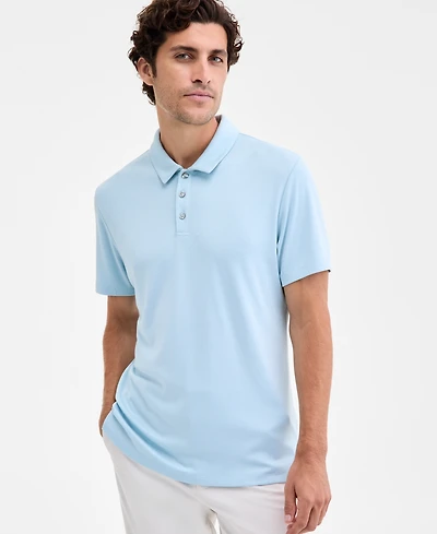Alfani Men's Alfatech Polo Shirt, Macy's Exclusive