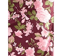 Beauty & Grace/K&K Clothing Llc Juniors' Floral Printed Satin Maxi Dress