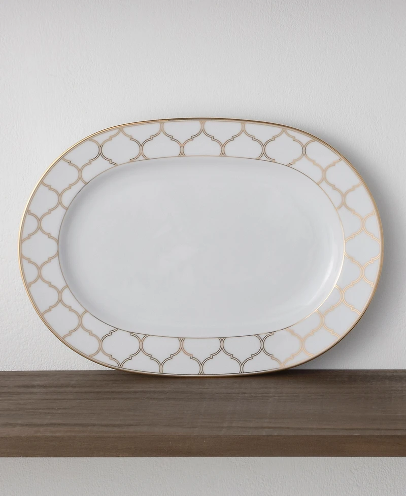 Noritake Eternal Palace Gold Oval Platter, 14"