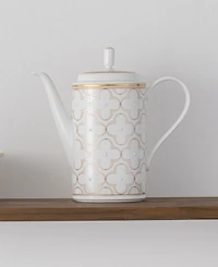 Noritake Trefolio Gold Coffee Server, 52 Oz.