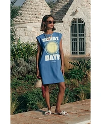 Colourful Rebel Women's Sunny Days Padded Dress Sl