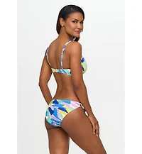 Lascana Women's Brushstroke Print Classic Bikini Swimsuit Bottom