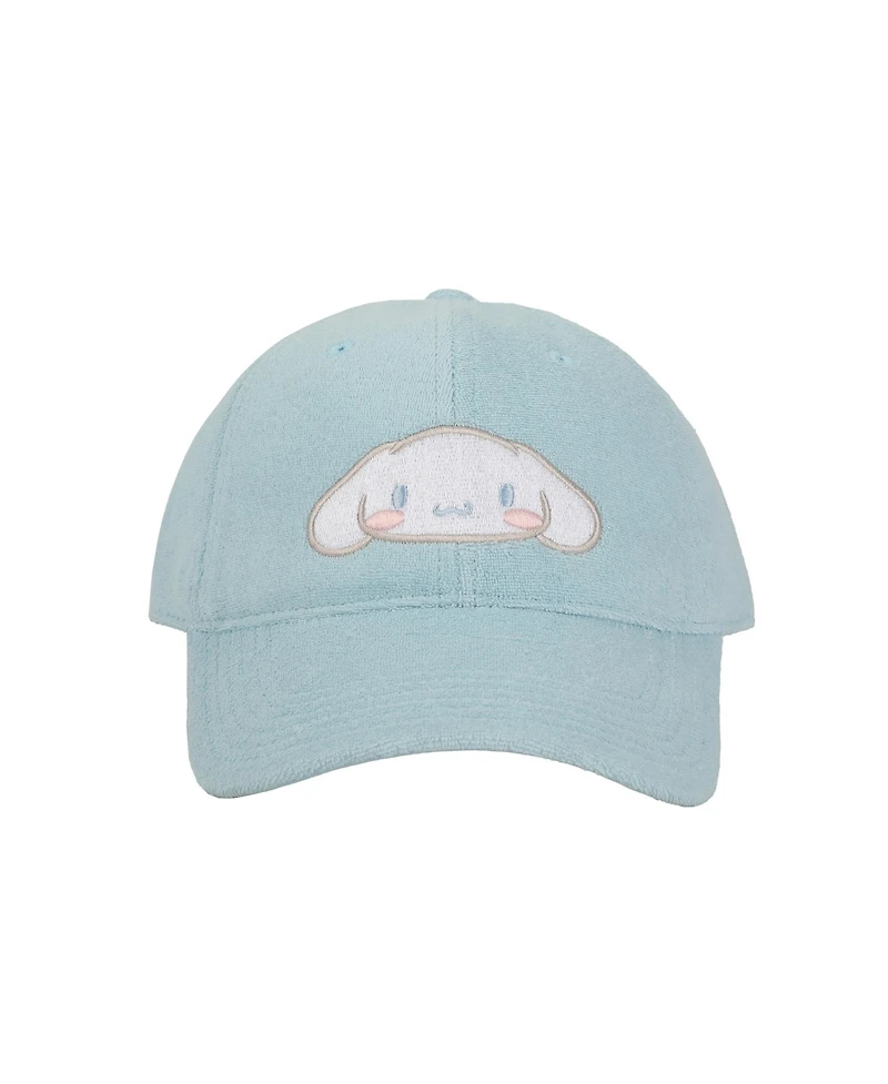 Cinnamoroll Embroidered Character Head Art Adult Blue Baseball Cap