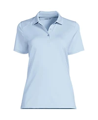 Lands' End Women's Short Sleeve Feminine Fit Rapid Dry Polo Shirt