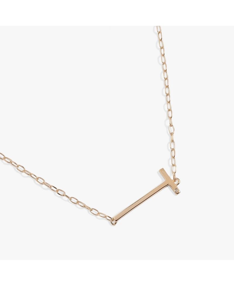 Alex and Ani Precious Elongated Initial T