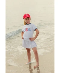 Bits & Bows Girls Beach Patrol Bow Baseball Hat