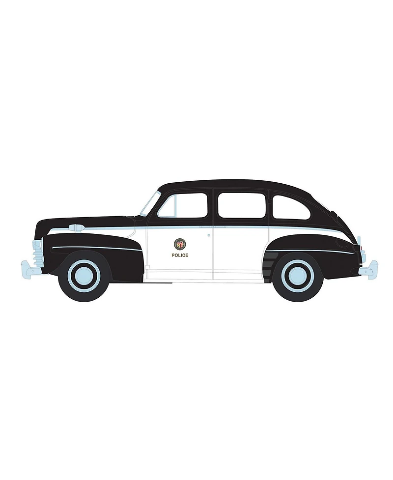 Greenlight 1/64 1947 Fordor, Los Angeles Police Dept (Lapd) Hot Pursuit