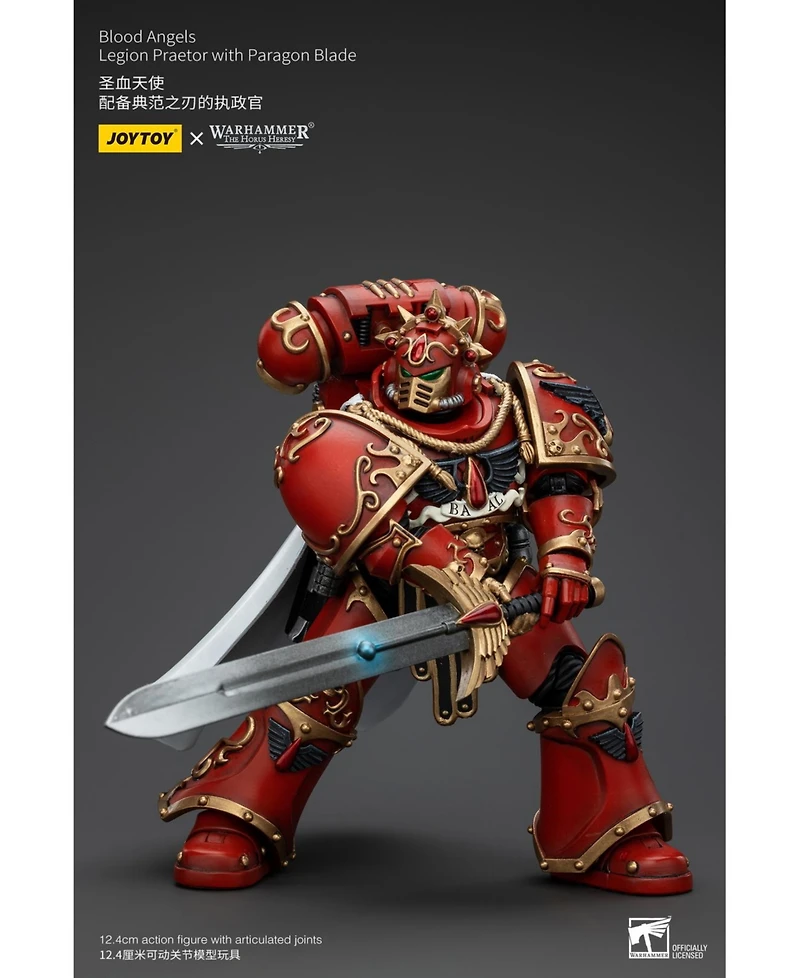 Warhammer Blood Angels Legion Praetor with Paragon Blade 1/18 Scale | Warhammer: The Horus Heresy | Joy Toy