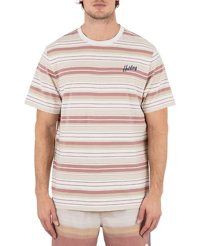 Hurley Men's Naturals Stripe Short Sleeve T-Shirt