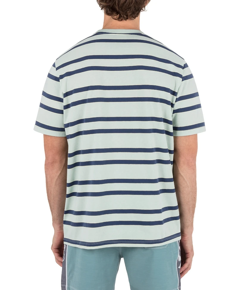 Hurley Men's Naturals Stripe Short Sleeve T-Shirt