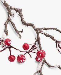 Holiday Lane Nordic Wonderland Red Berry Pick Ornament, Macy's Exclusive