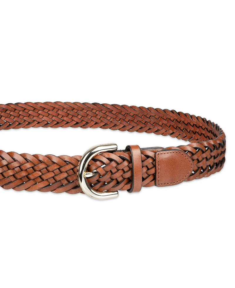 Cole Haan Women's Fully Adjustable Braided Leather Belt