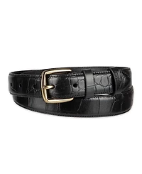 Cole Haan Women's Classic Square Buckle Leather Trouser Belt